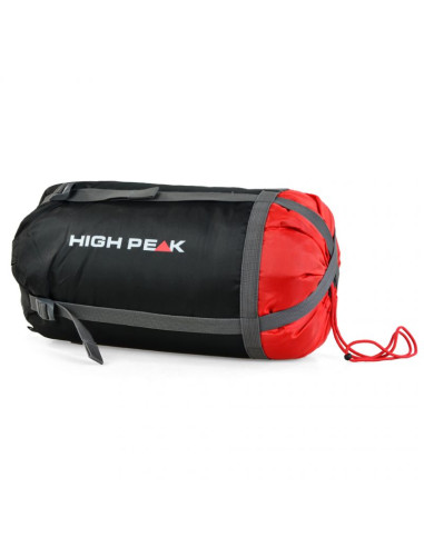 Śpiwór high peak ranger (180x75cm) granatowo/czerwony l-zip 26030