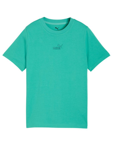 Koszulka dla dzieci puma ess small no.1 logo centered tee zielona 692975 40