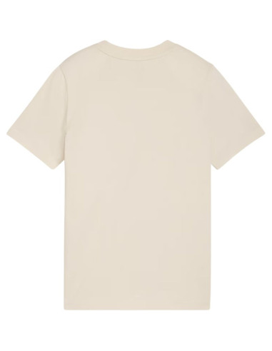 Koszulka dla dzieci puma ess small no.1 logo centered tee beżowa 692975 87