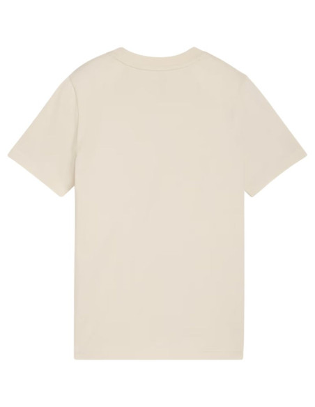 Koszulka dla dzieci puma ess small no.1 logo centered tee beżowa 692975 87