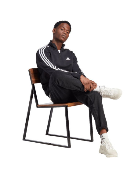 Bluza adidas essentials fleece 3-stripes 1/4-zip m