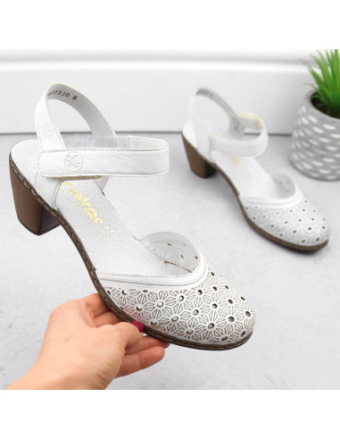 Skórzane komfortowe sandały rieker w rkr650