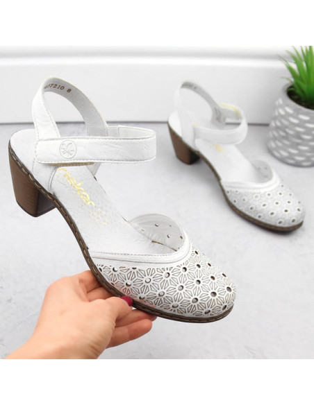 Skórzane komfortowe sandały rieker w rkr650