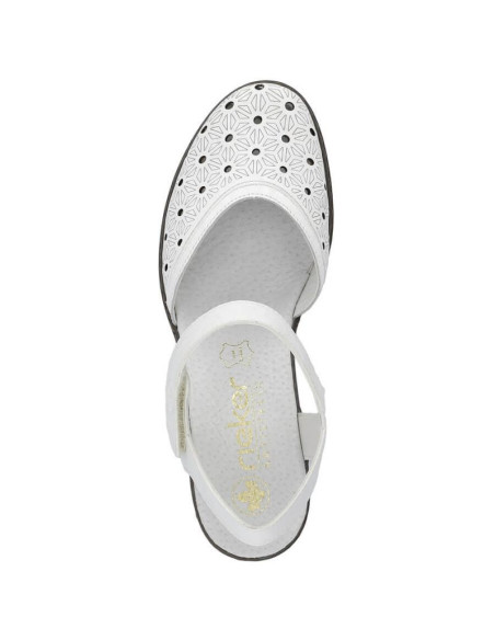 Skórzane komfortowe sandały rieker w rkr650