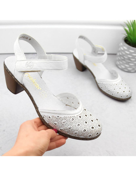 Skórzane komfortowe sandały rieker w rkr650