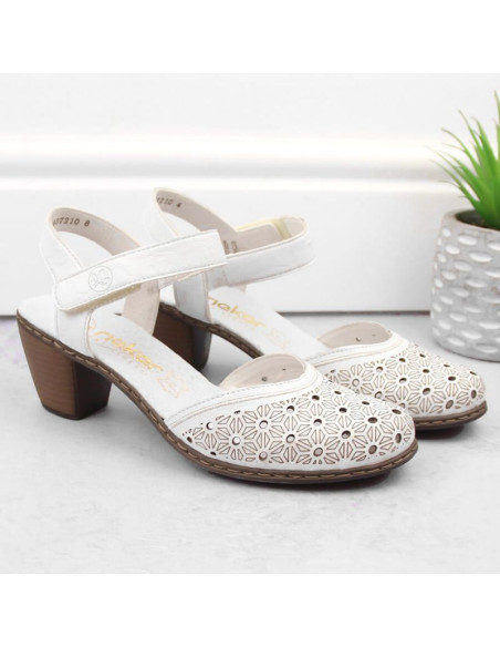 Skórzane komfortowe sandały rieker w rkr650