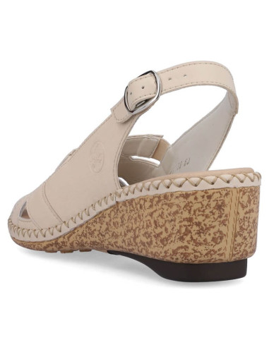 Skórzane komfortowe sandały rieker w rkr682