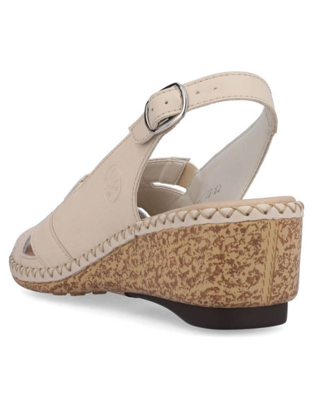 Skórzane komfortowe sandały rieker w rkr682