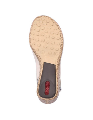 Skórzane komfortowe sandały rieker w rkr682