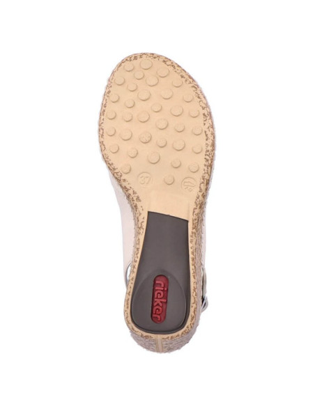 Skórzane komfortowe sandały rieker w rkr682