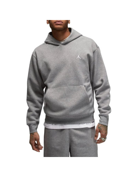 Bluza męska z kapturem air jordan essentials fleece carbon heather - fj7774-091