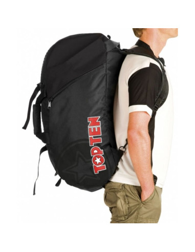 Torba sportowa top ten z funkcją plecaka 55 x 29 x 27 cm tor-p6a czarna (zmiana ceny)