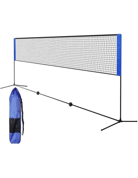 Zestaw regulowany do badmintona tenisa siatkówki 4w1 best sporting