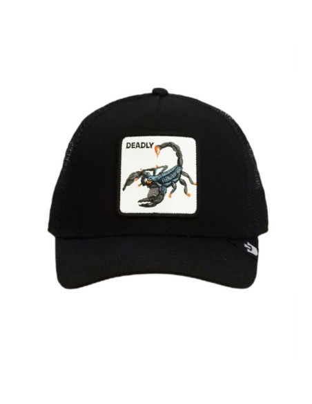 Czapka z daszkiem goorin bros. the deadliest scorpion trucker - 101-1687-blk