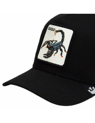 Czapka z daszkiem goorin bros. the deadliest scorpion trucker - 101-1687-blk