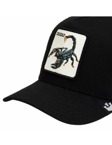 Czapka z daszkiem goorin bros. the deadliest scorpion trucker - 101-1687-blk