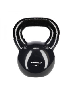 Kettlebell winylowy 10 kg czarny hms knv10