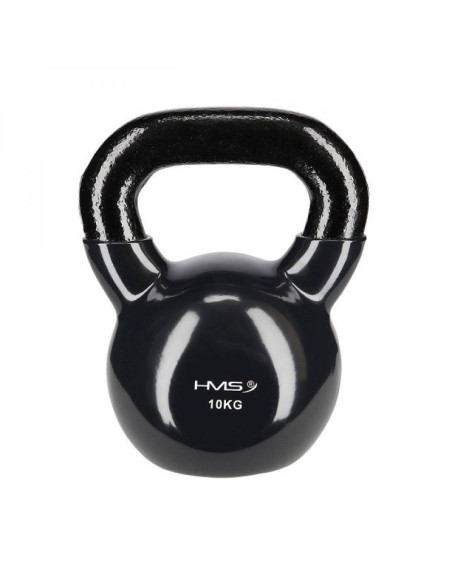Kettlebell winylowy 10 kg czarny hms knv10