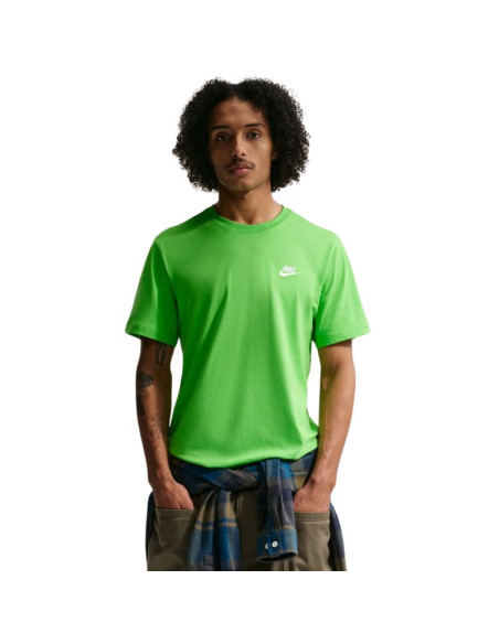 Koszulka męska nike club tee zielona ar4997 311