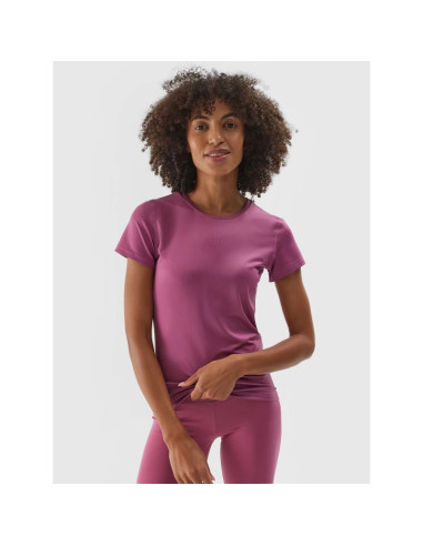 Koszulka treningowa regular szybkoschnąca damska 4f 4fwaw24tftsf1011-53s