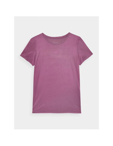 Koszulka treningowa regular szybkoschnąca damska 4f 4fwaw24tftsf1011-53s