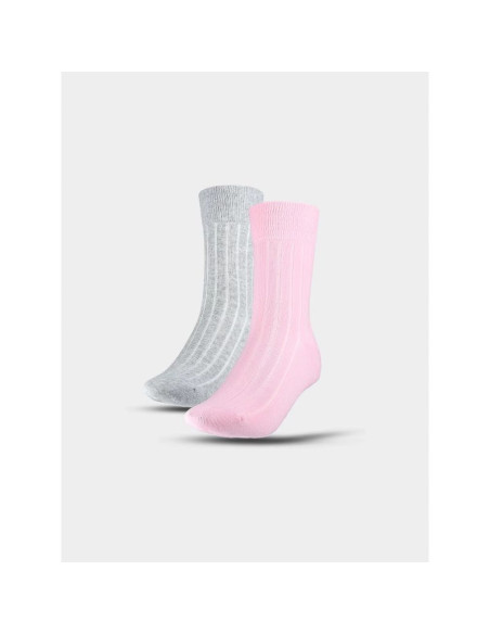 Skarpetki casual za kostkę (2-pack) damskie 4f 4fwss25usocf375-92s
