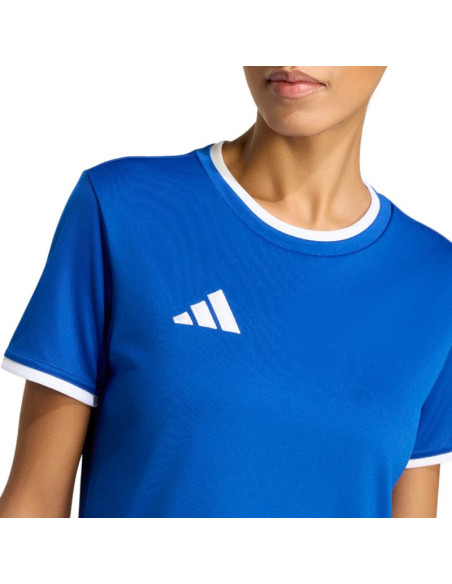 Koszulka damska adidas entrada 26 jersey niebieska jz2495