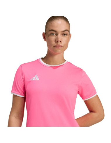 Koszulka damska adidas entrada 26 jersey różowa ke9842