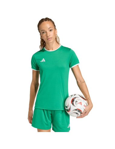 Koszulka damska adidas entrada 26 jersey zielona jz2491