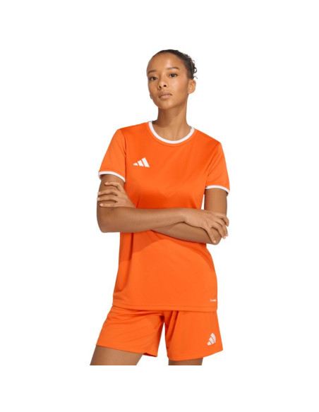 Koszulka damska adidas entrada 26 jersey pomarańczowa jz2496