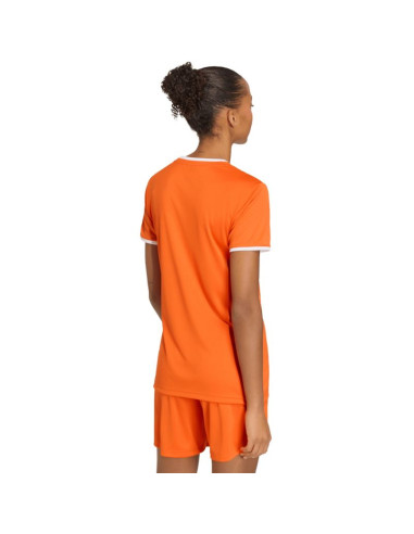 Koszulka damska adidas entrada 26 jersey pomarańczowa jz2496