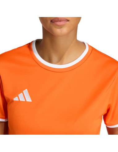 Koszulka damska adidas entrada 26 jersey pomarańczowa jz2496