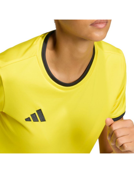 Koszulka damska adidas entrada 26 jersey żółta jz2493