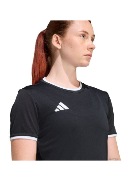 Koszulka damska adidas entrada 26 jersey czarna jz2492