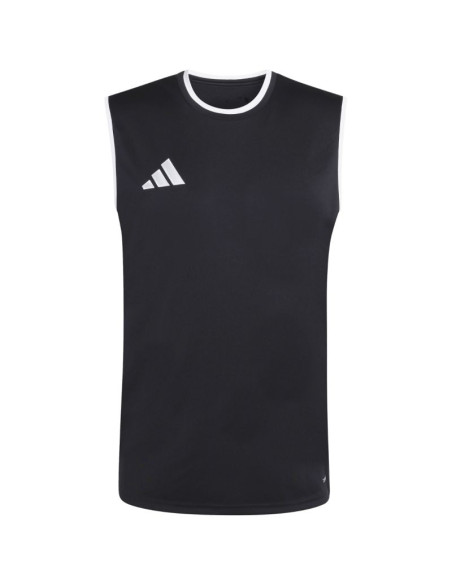 Koszulka męska adidas entrada 26 sleeveless jersey czarna kb3929
