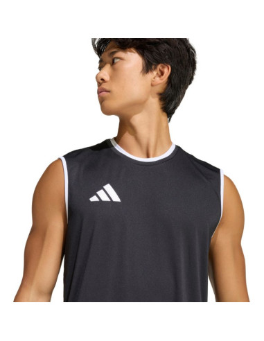 Koszulka męska adidas entrada 26 sleeveless jersey czarna kb3929