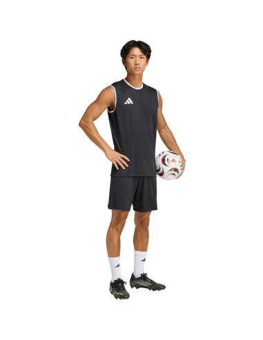 Koszulka męska adidas entrada 26 sleeveless jersey czarna kb3929
