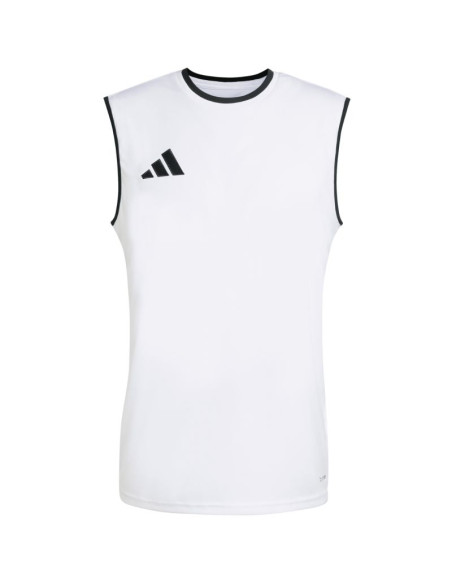 Koszulka męska adidas entrada 26 sleeveless jersey biała kb3928