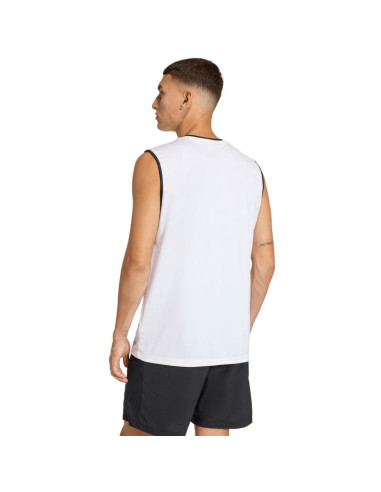 Koszulka męska adidas entrada 26 sleeveless jersey biała kb3928
