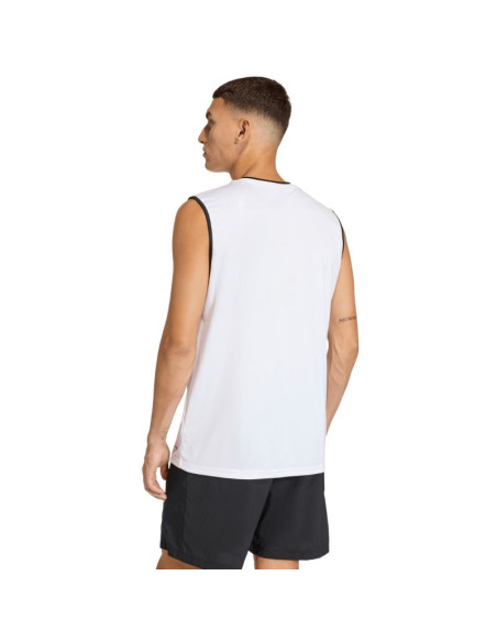 Koszulka męska adidas entrada 26 sleeveless jersey biała kb3928