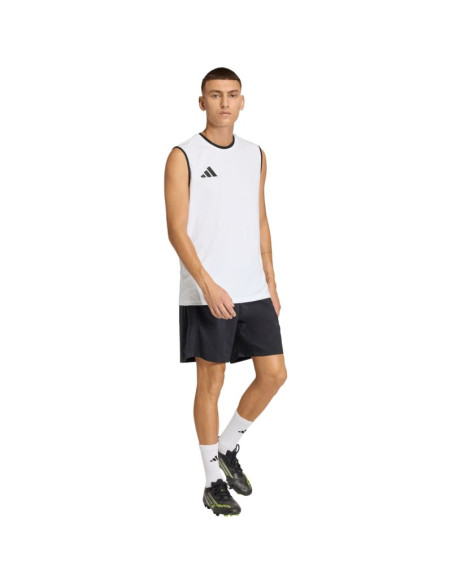 Koszulka męska adidas entrada 26 sleeveless jersey biała kb3928