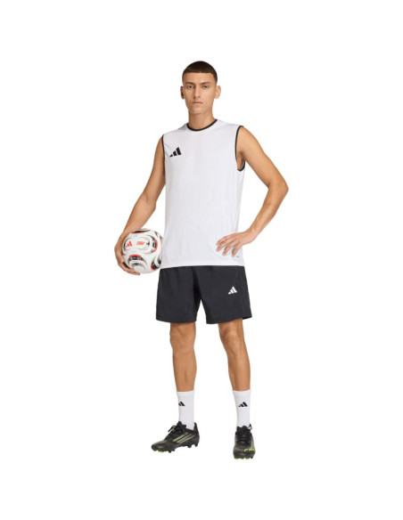 Koszulka męska adidas entrada 26 sleeveless jersey biała kb3928
