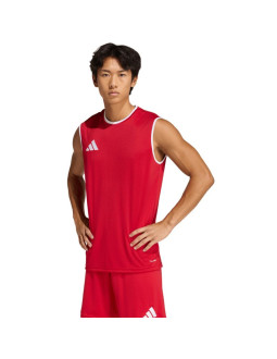 Koszulka męska adidas entrada 26 sleeveless jersey czerwona kb3932