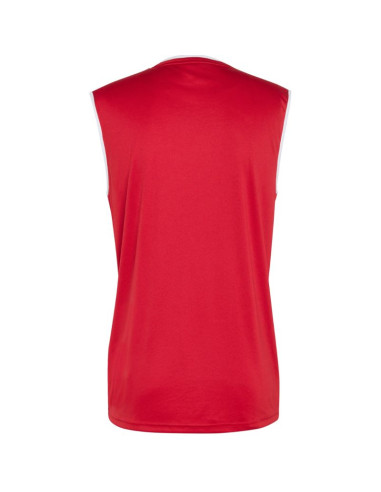 Koszulka męska adidas entrada 26 sleeveless jersey czerwona kb3932