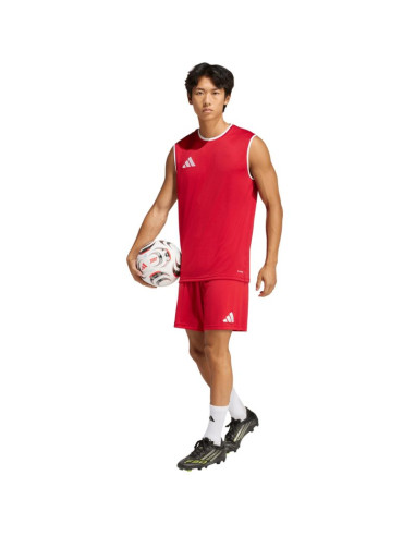 Koszulka męska adidas entrada 26 sleeveless jersey czerwona kb3932