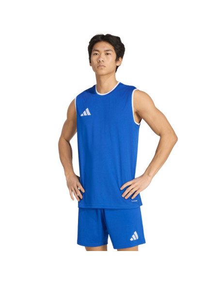 Koszulka męska adidas entrada 26 sleeveless jersey niebieska kb3931