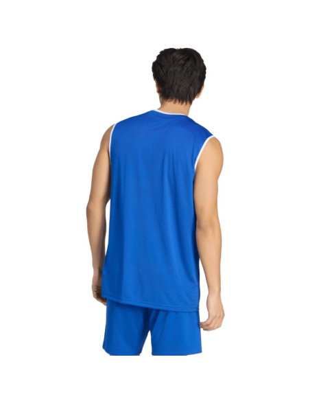 Koszulka męska adidas entrada 26 sleeveless jersey niebieska kb3931