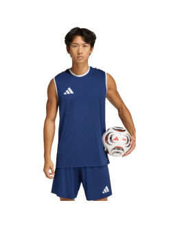 Koszulka męska adidas entrada 26 sleeveless jersey granatowa kb3930