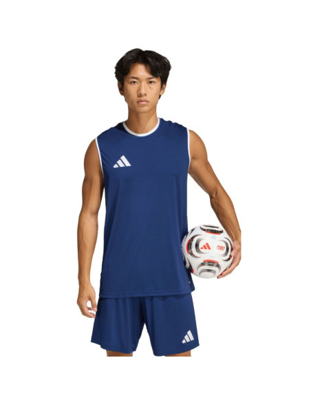 Koszulka męska adidas entrada 26 sleeveless jersey granatowa kb3930