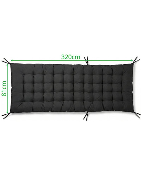 Poduszka materac na łóżko turystyczne 3- pozycyne enero camp